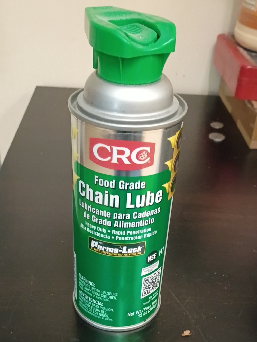 Food Grade Chain Lube Spray - Green